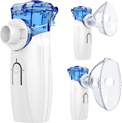 Portable Nebulizer - Nebulizer Machine for Adults and Kids Travel and Household Use, Handheld Mesh Nebulizer for Breathing Problems .