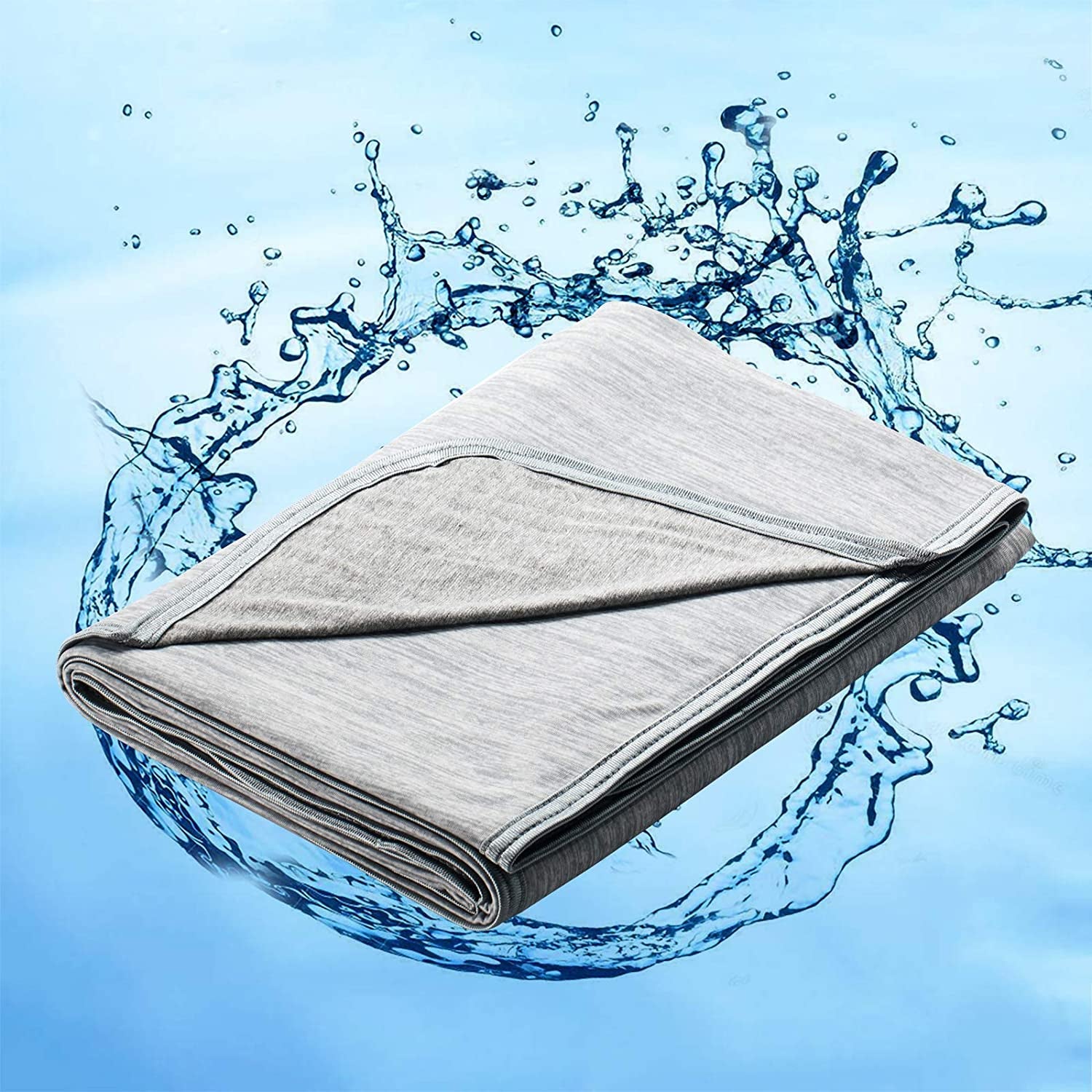 Cooling Blanket for Hot Sleepers Twin Size, Arc-Chill Cooling Blanket with Double-Sided Design, Japanese Cooling Fiber Absorbs Body Heat, Lightweight Soft Cold Blankets for Sleeping Summer